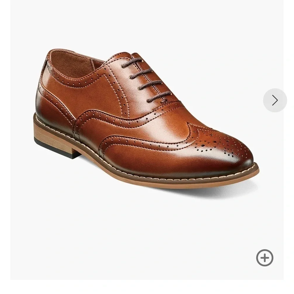 Stacy Adam’s kids Dunbar Wingtip Oxford Size 3